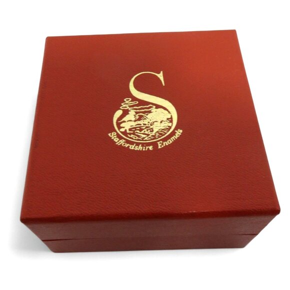 STAFFORDSHIRE ENAMELS Royal Wedding 1981 Prince Charles & Diana England Vintage - Picture 8 of 12